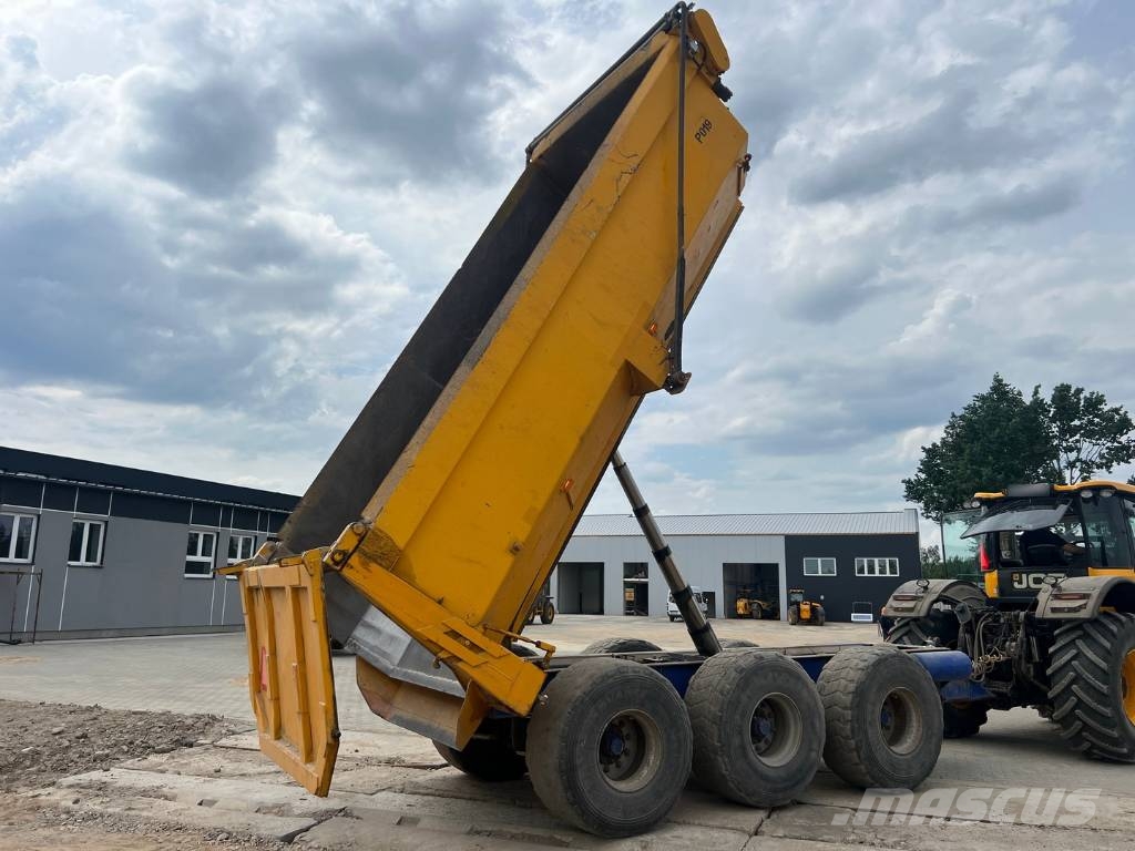 Krone SD TRI AXLE DRAW BAR Remolques con caja de volteo