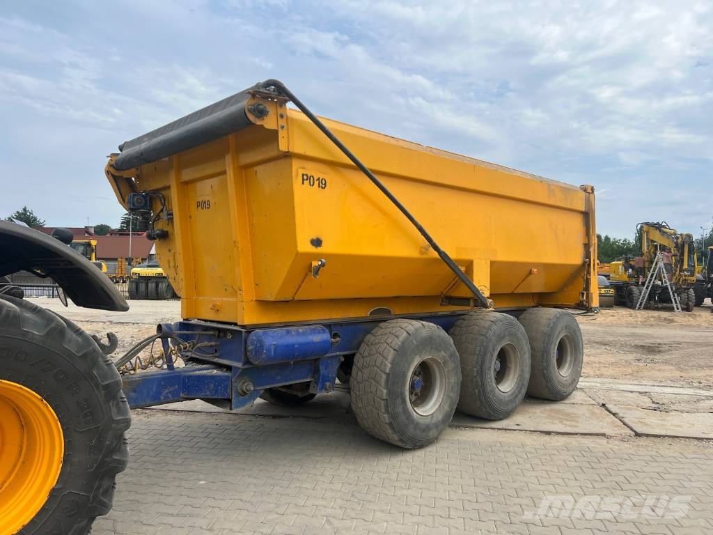 Krone SD TRI AXLE DRAW BAR Remolques con caja de volteo