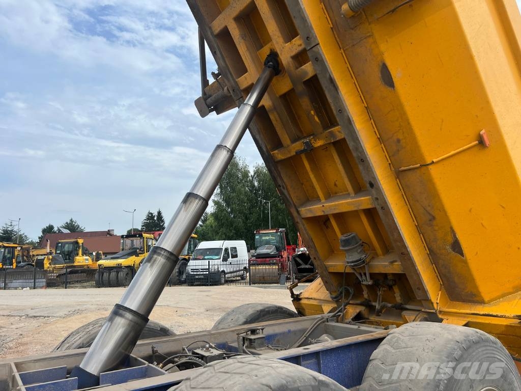 Krone SD TRI AXLE DRAW BAR Remolques con caja de volteo