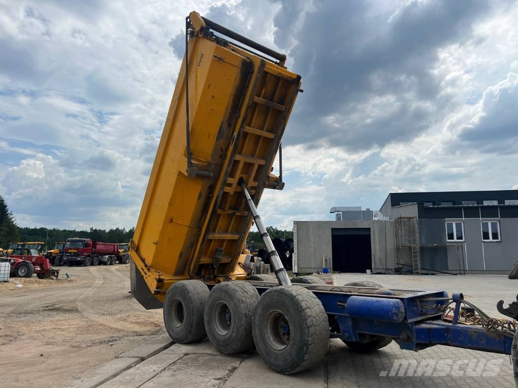 Krone SD TRI AXLE DRAW BAR Remolques con caja de volteo