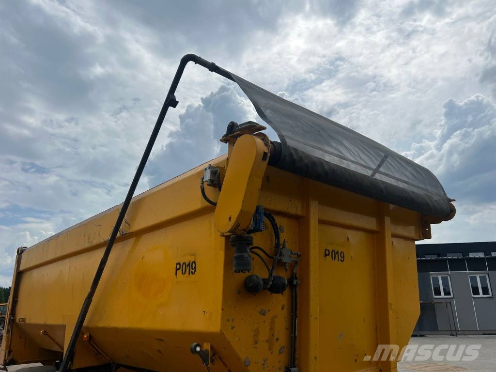 Krone SD TRI AXLE DRAW BAR Remolques con caja de volteo