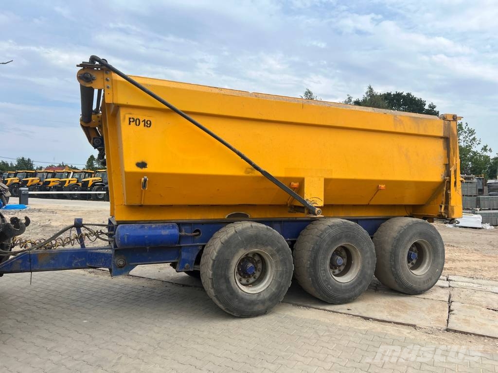 Krone SD TRI AXLE DRAW BAR Remolques con caja de volteo