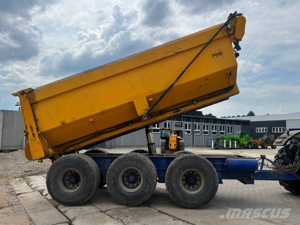 Krone SD TRI AXLE DRAW BAR Remolques con caja de volteo
