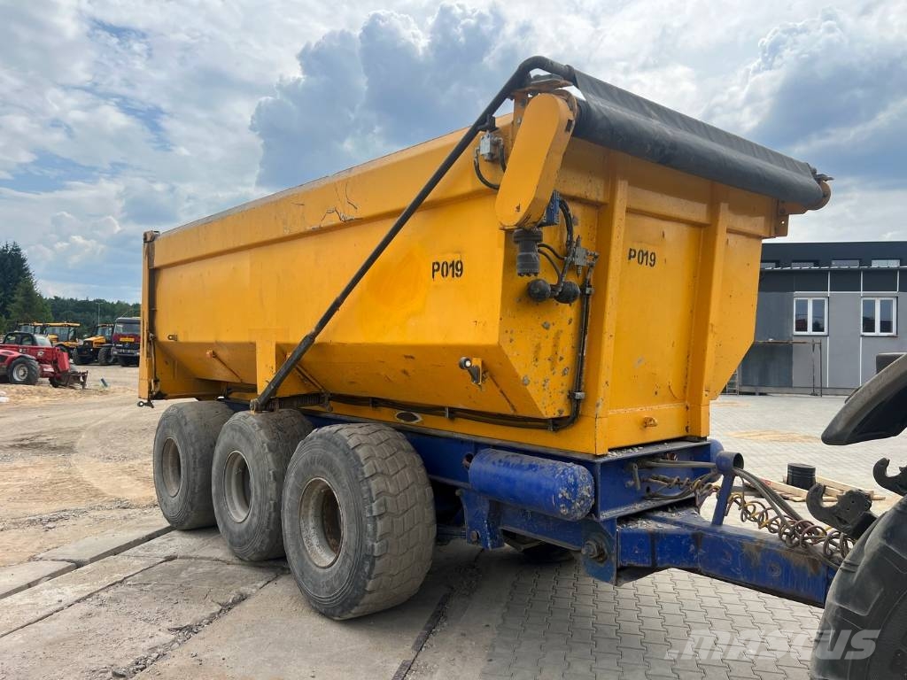 Krone SD TRI AXLE DRAW BAR Remolques con caja de volteo