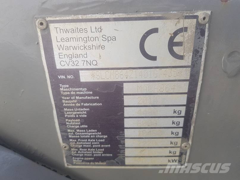 Thwaites MACH864 Demperi za gradilišta