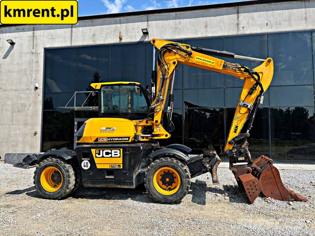 JCB HD110WT 4F KOPARKA KOŁOWA HYDRADIG POWERTILLT 2018 Wielgraafmachines