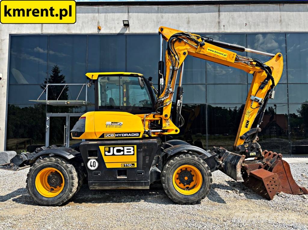 JCB HD110WT 4F KOPARKA KOŁOWA HYDRADIG POWERTILLT 2018 Wielgraafmachines