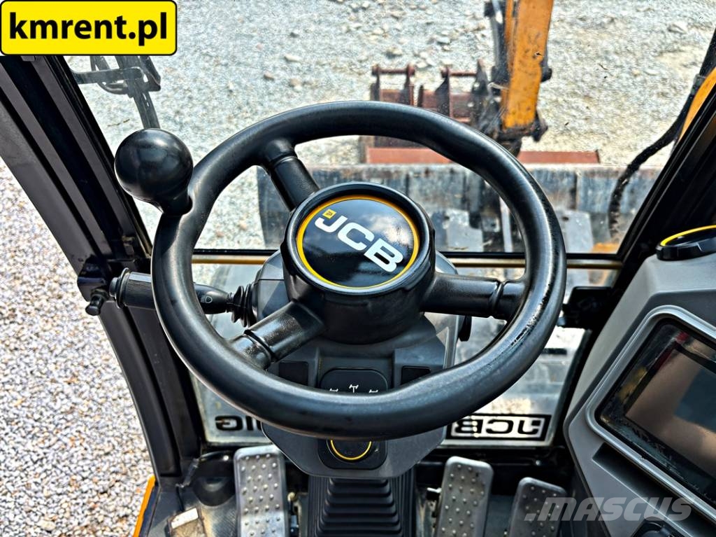 JCB HD110WT 4F KOPARKA KOŁOWA HYDRADIG POWERTILLT 2018 Wielgraafmachines