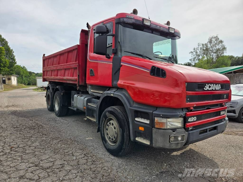 Scania T 114 CB6X4HZ 380 6x4 tipper + bordmatik شاحنات قلابة