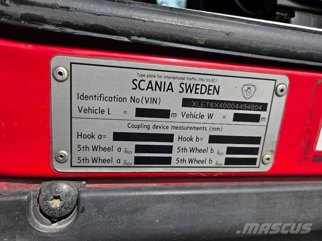 Scania T 114 CB6X4HZ 380 6x4 tipper + bordmatik شاحنات قلابة