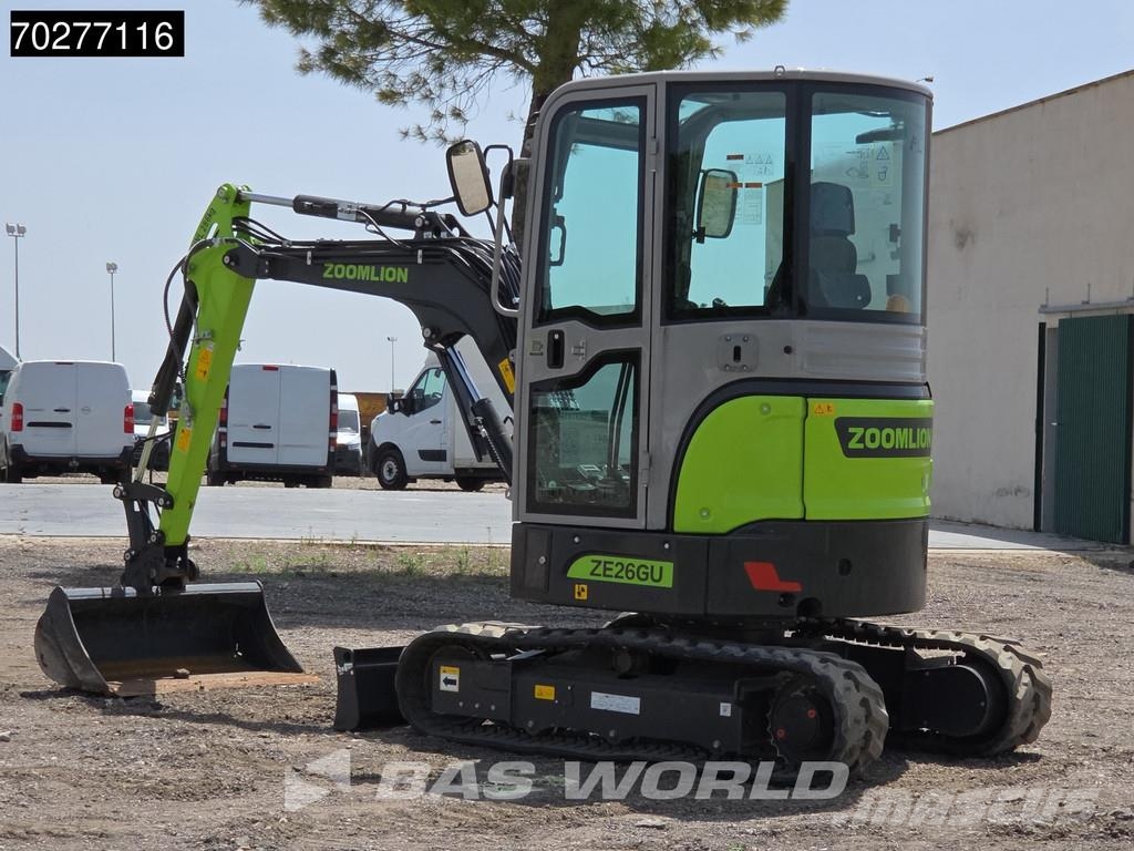 Zoomlion ZE26 GU GARANTÍA DE FÁBRICA - CW / 4 CUCHARAS - CE Mini excavators < 7t (Mini diggers)