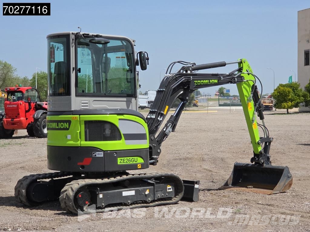 Zoomlion ZE26 GU GARANTÍA DE FÁBRICA - CW / 4 CUCHARAS - CE Mini excavators < 7t (Mini diggers)