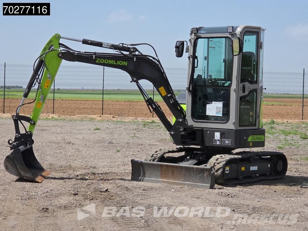 Zoomlion ZE26 GU GARANTÍA DE FÁBRICA - CW / 4 CUCHARAS - CE Mini excavators < 7t (Mini diggers)
