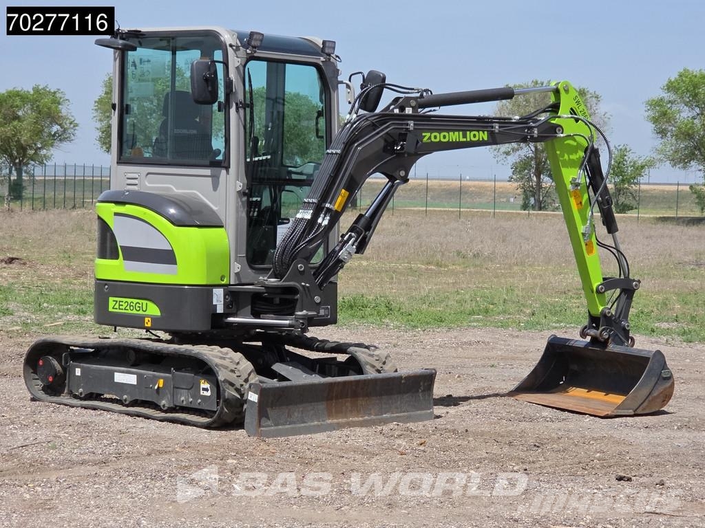 Zoomlion ZE26 GU GARANTÍA DE FÁBRICA - CW / 4 CUCHARAS - CE Mini excavators < 7t (Mini diggers)