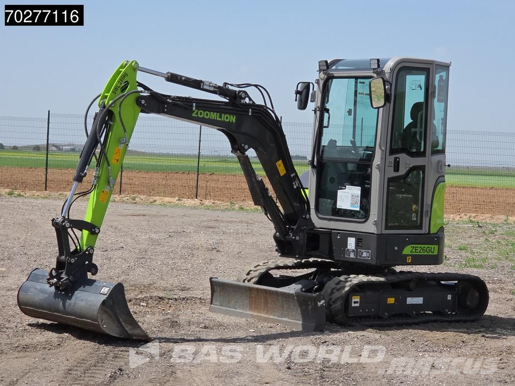 Zoomlion ZE26 GU GARANTÍA DE FÁBRICA - CW / 4 CUCHARAS - CE Mini excavators < 7t (Mini diggers)