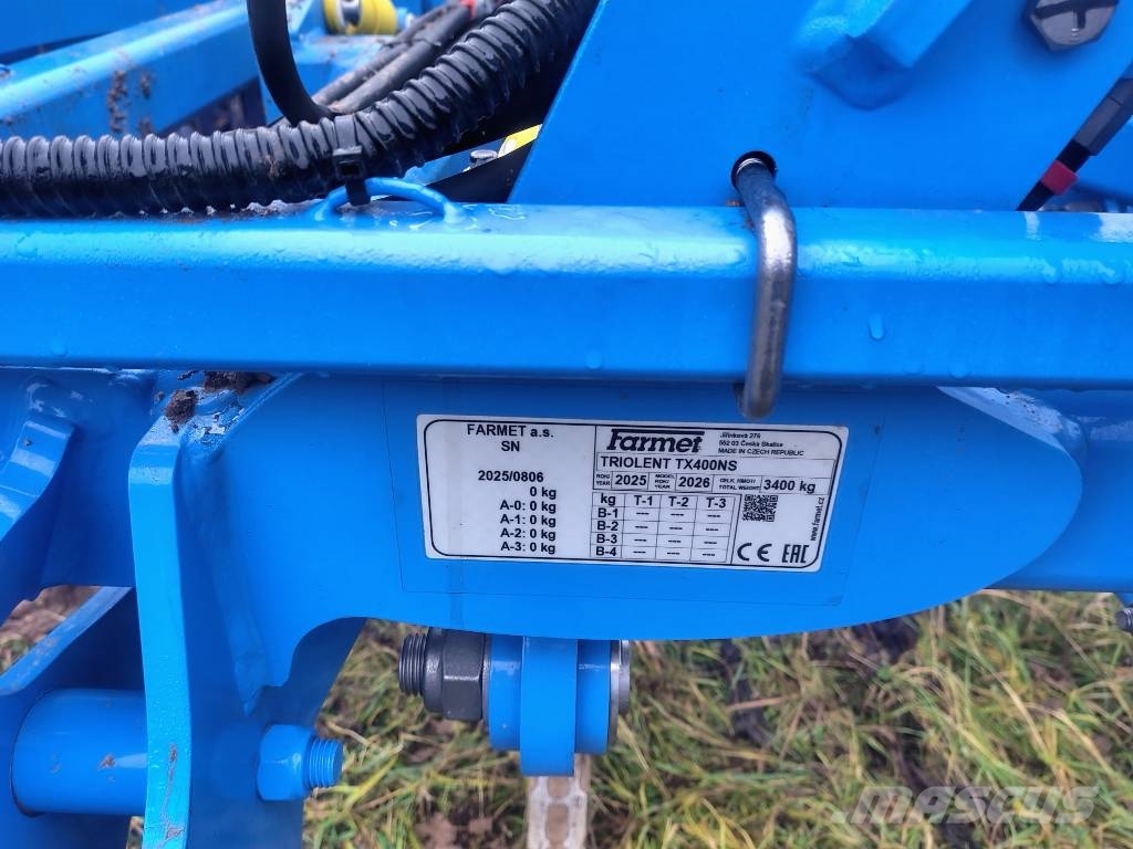 Farmet Triolent TX 400 NS Beitelploeg