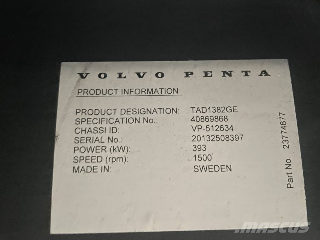 Volvo TAD1382GE - 430 kVA Stage V Generator - DPX-19032 Diesel Generatoren