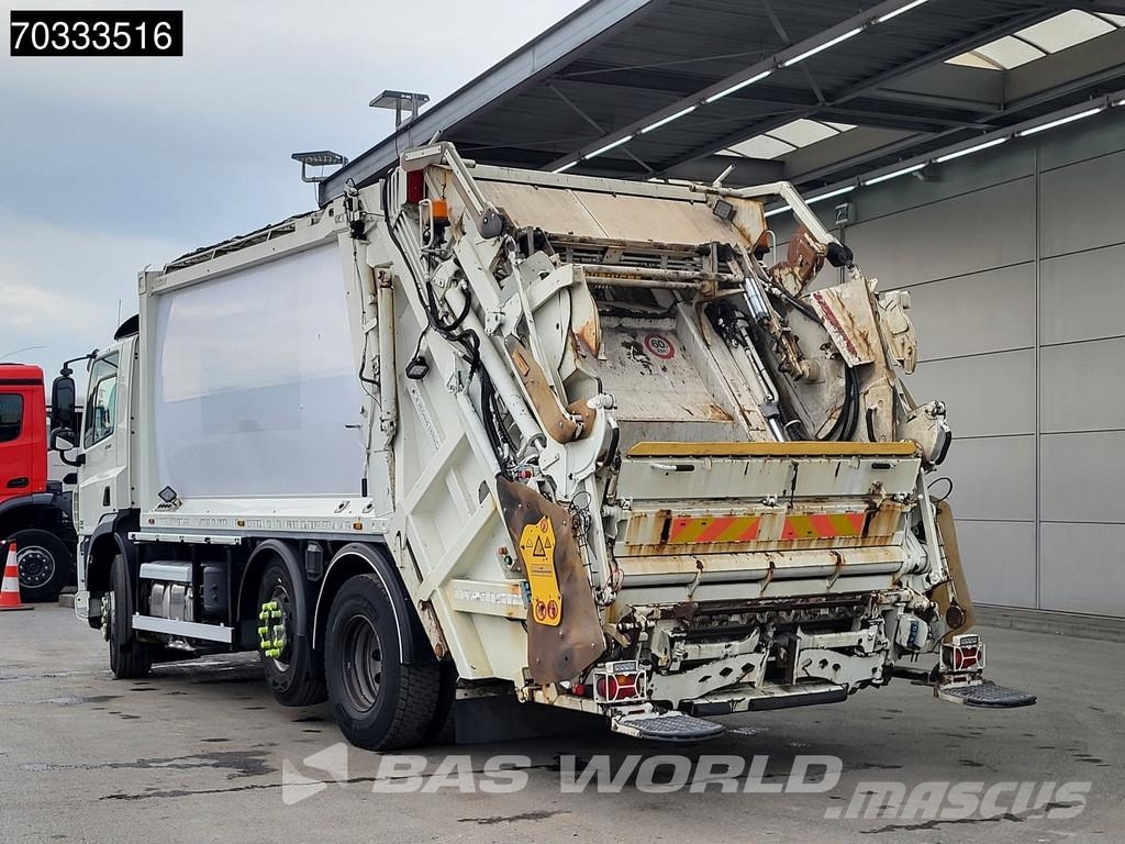 DAF CF 290 6X2 NL-truck APK MOL Pusher 4000 CB011 EURO 폐기물 수거 트럭