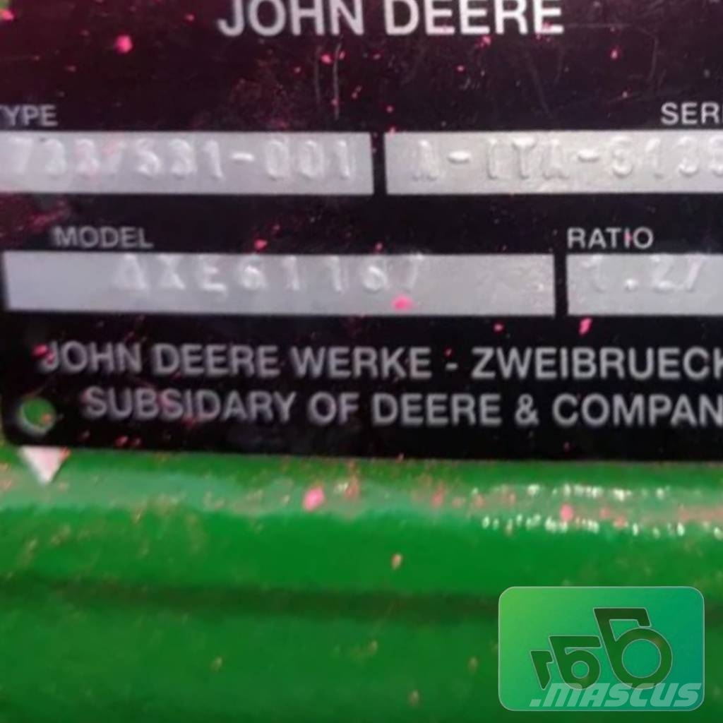 John Deere 7800 Rear Axle 733 531-001 AXE61167 Forage Harvest Шасі