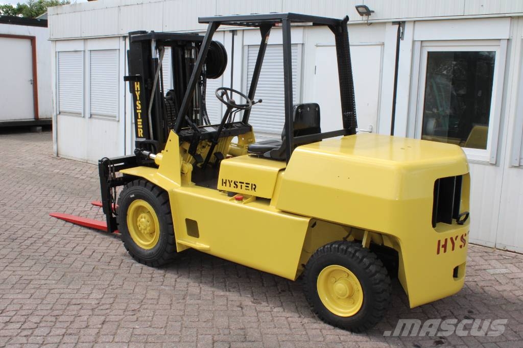 Hyster H4.50 XL Free lift Diesel heftrucks