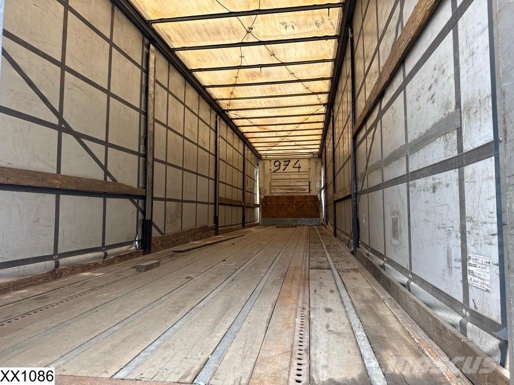 Fruehauf Tautliner Lift axle نصف مقطورات بباب جانبي