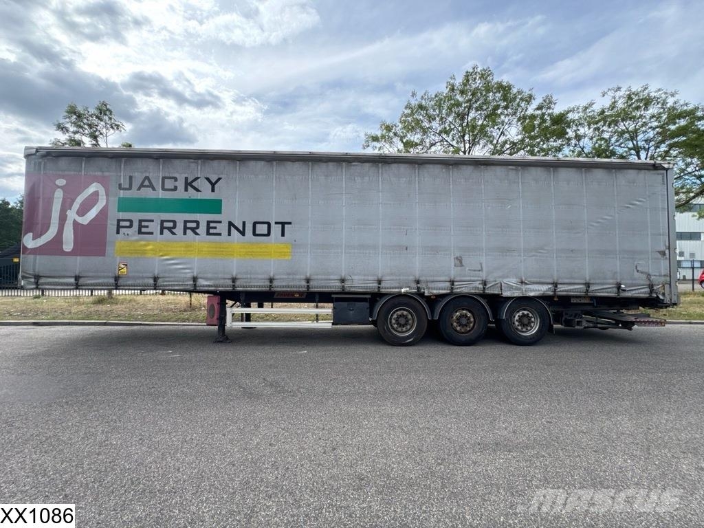Fruehauf Tautliner Lift axle نصف مقطورات بباب جانبي