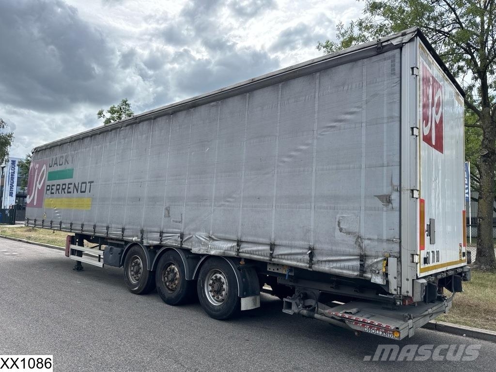 Fruehauf Tautliner Lift axle نصف مقطورات بباب جانبي