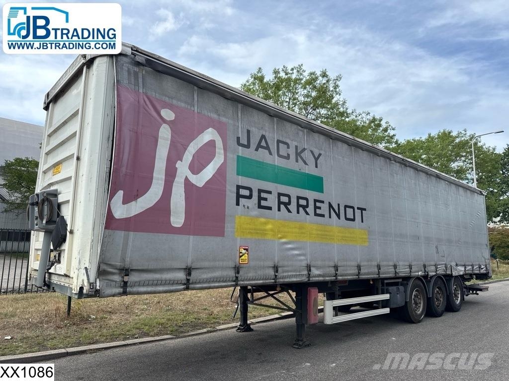 Fruehauf Tautliner Lift axle نصف مقطورات بباب جانبي