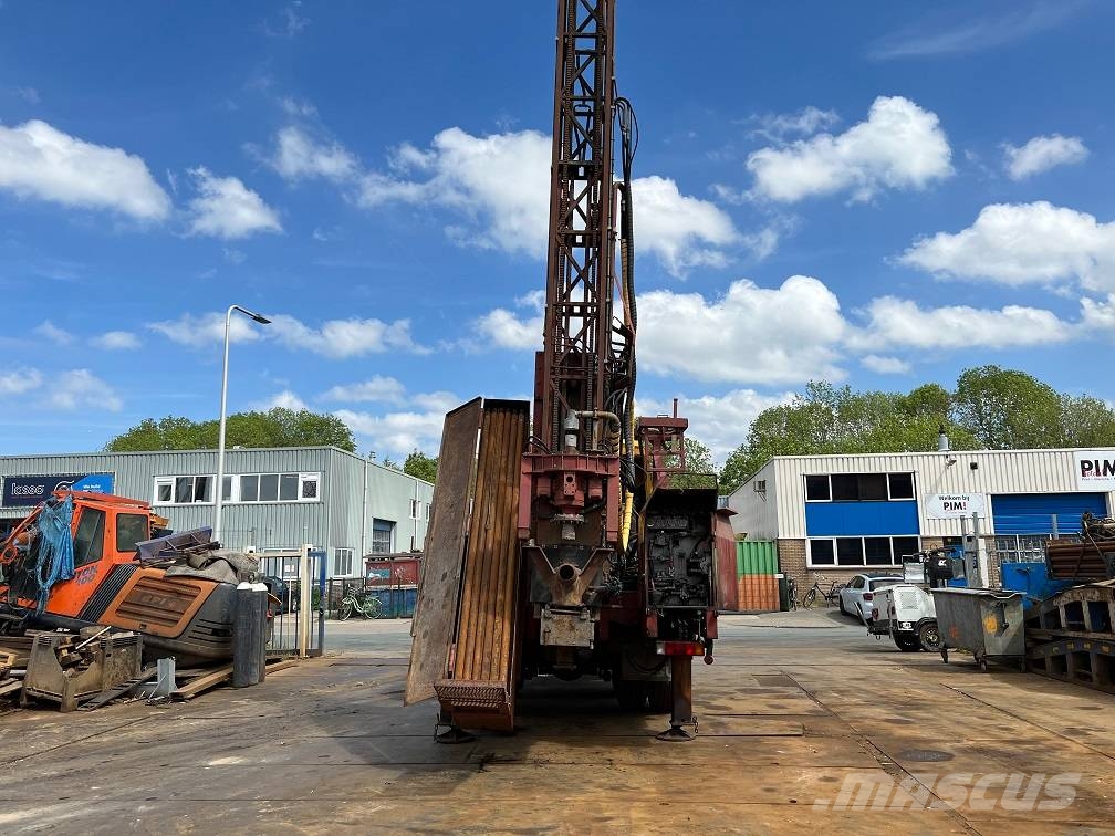 Sisu 12E480 6x6 water well drill atlas copco XRV410 Perforadoras de pozos