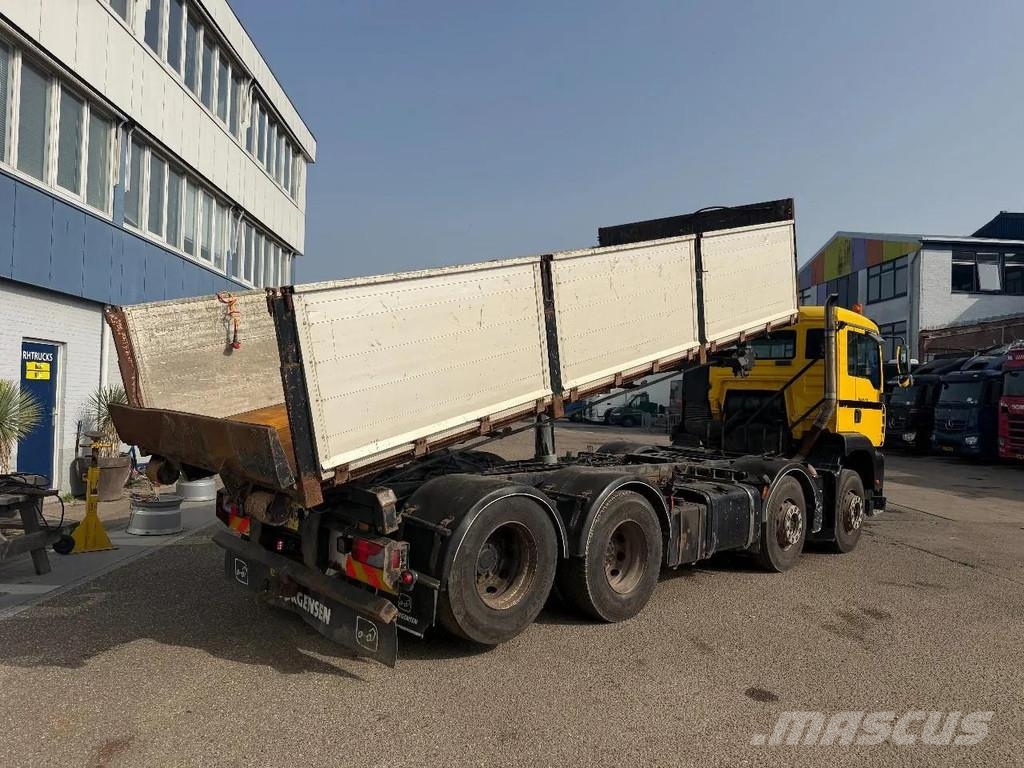 MAN TGA 35.390 8X2 KIPPER - LIFTING AXLE Hook lift trucks