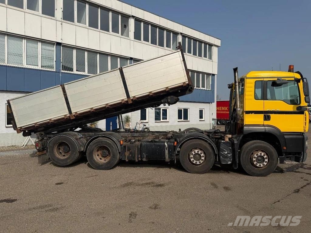 MAN TGA 35.390 8X2 KIPPER - LIFTING AXLE Hook lift trucks
