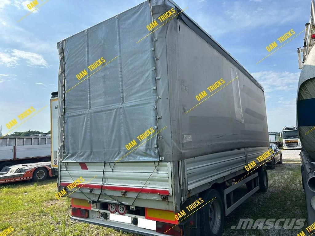 Cardi 242 Pritsche 7.60m mit Planel Flatbed römorklar