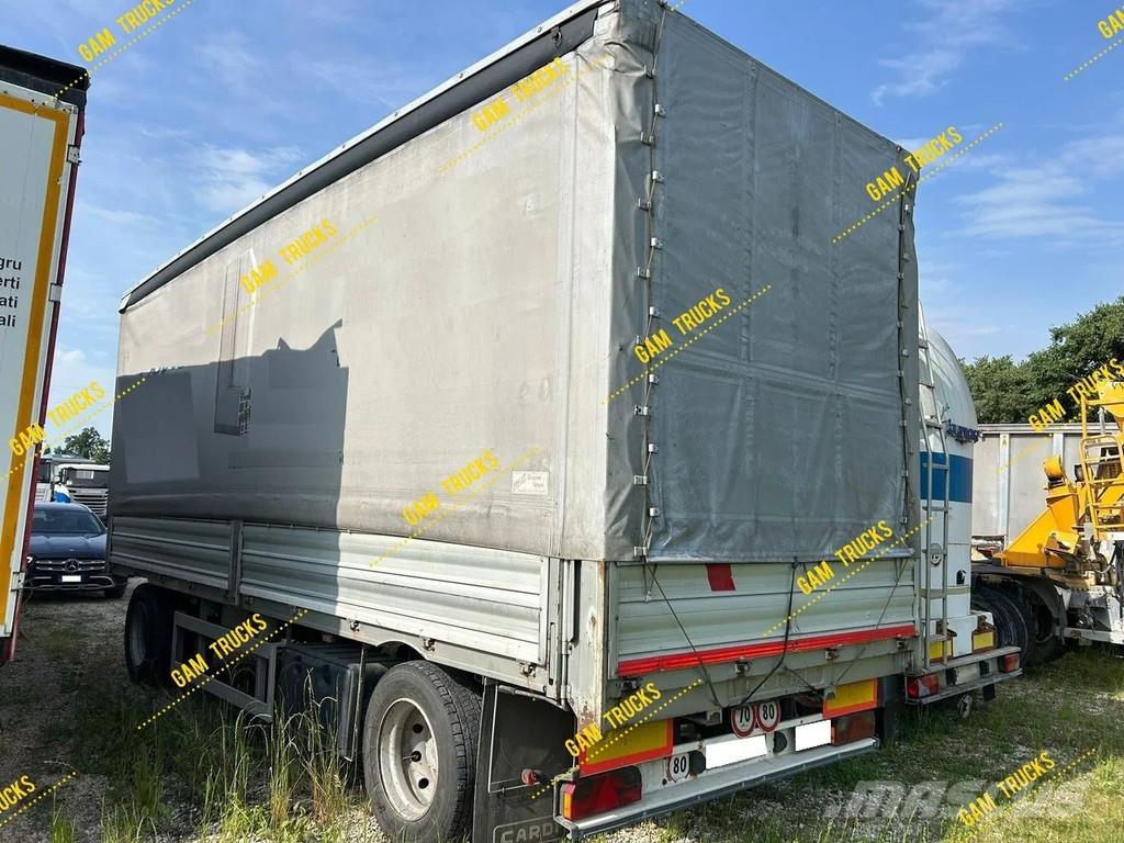 Cardi 242 Pritsche 7.60m mit Planel Flatbed römorklar