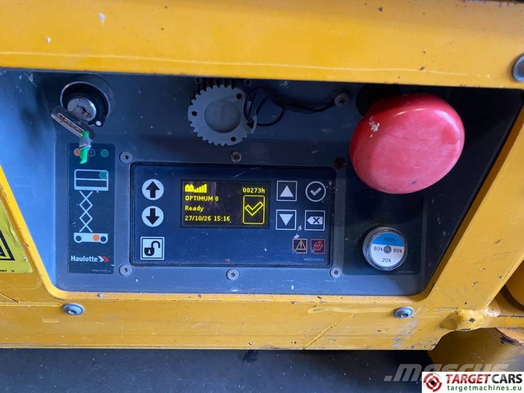 Haulotte Optimum 8 AC Electric Scissor Work Lift 777cm Škarjaste dvižne ploščadi