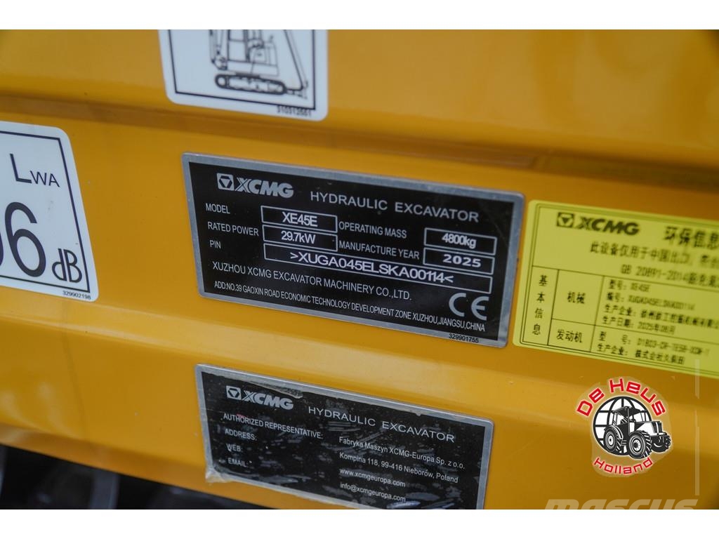XCMG XE45E Escavadeiras especiais