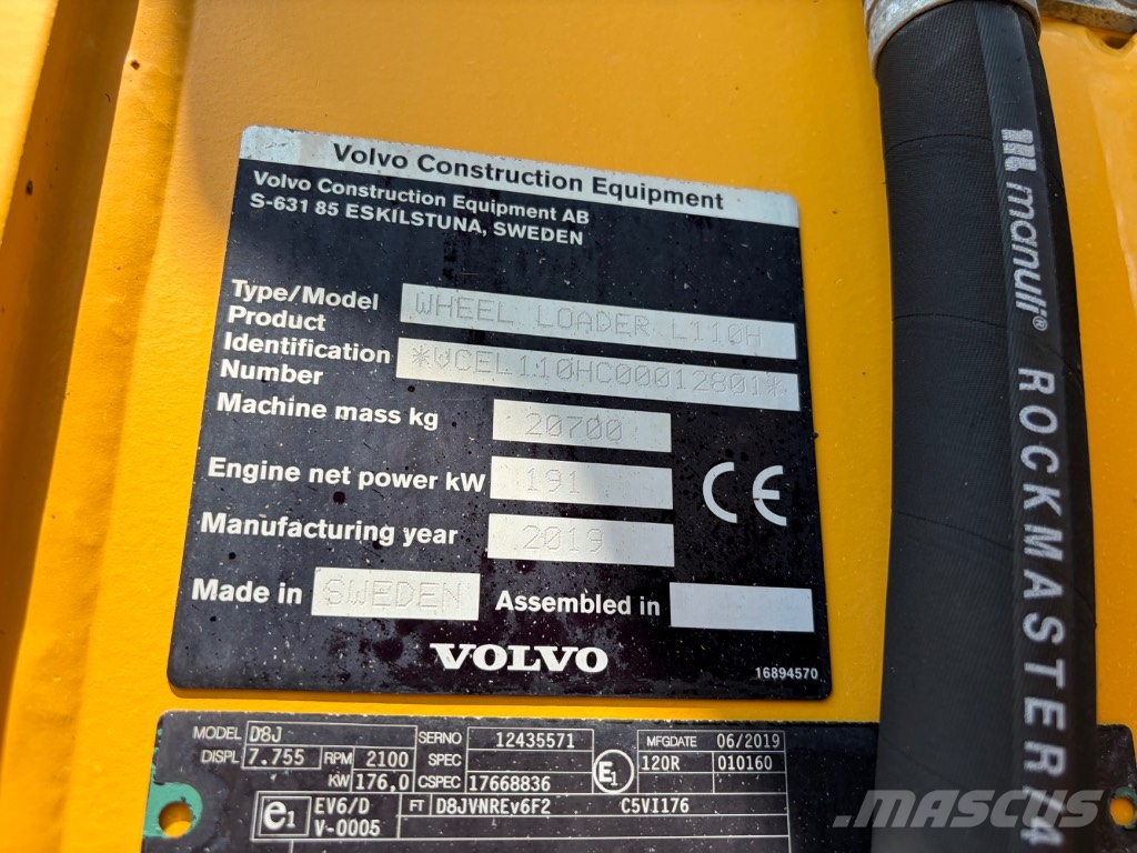 Volvo L110H 19 Wheel loaders