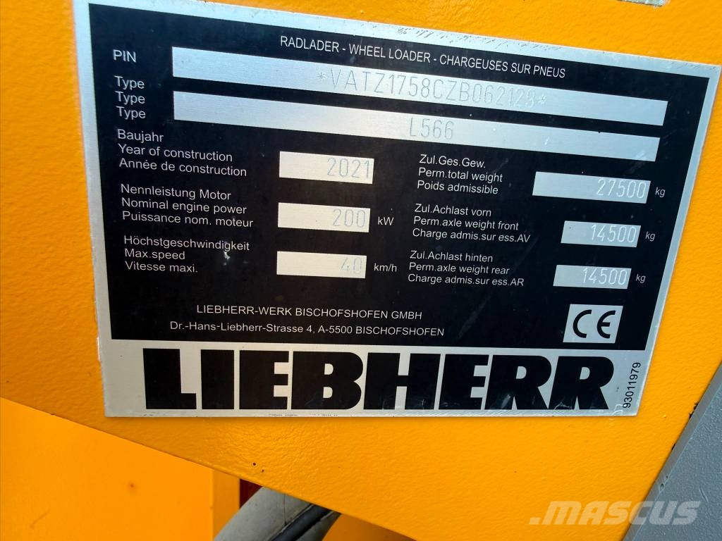 Liebherr L 566 Xpower // BJ. 2021 / 2988/WAAGE/ZSA/Joystick Iekrāvēji uz riteņiem