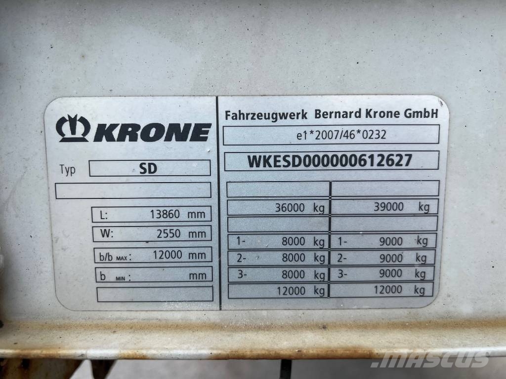 Krone SDP 27 Curtainsiderauflieger
