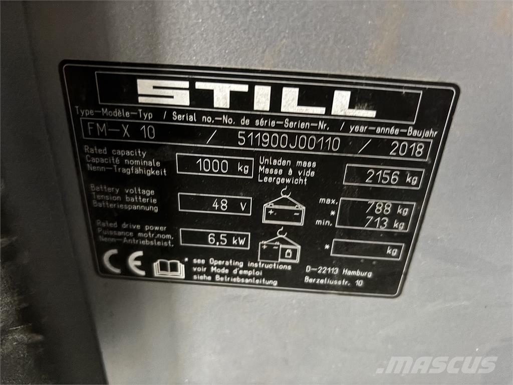 Still FM-X10 Reach truck