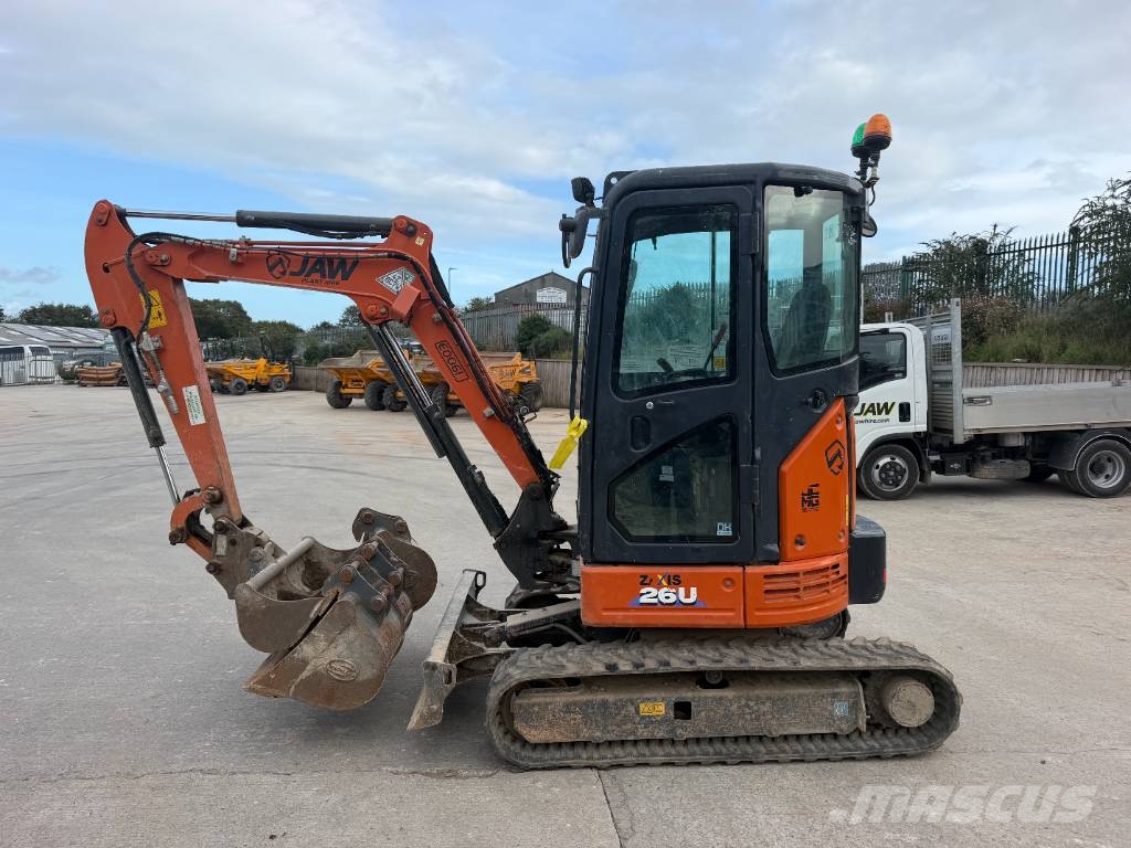 Hitachi ZX26U-6 حفارات صغيرة أقل من 7 طن (حفارات صغيرة)