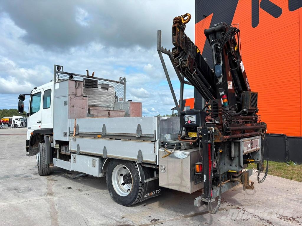 Mercedes-Benz Atego 1225 4x4 HIAB 088E-4 / PLATFORM L=3544 mm Smagās mašīnas ar celtni