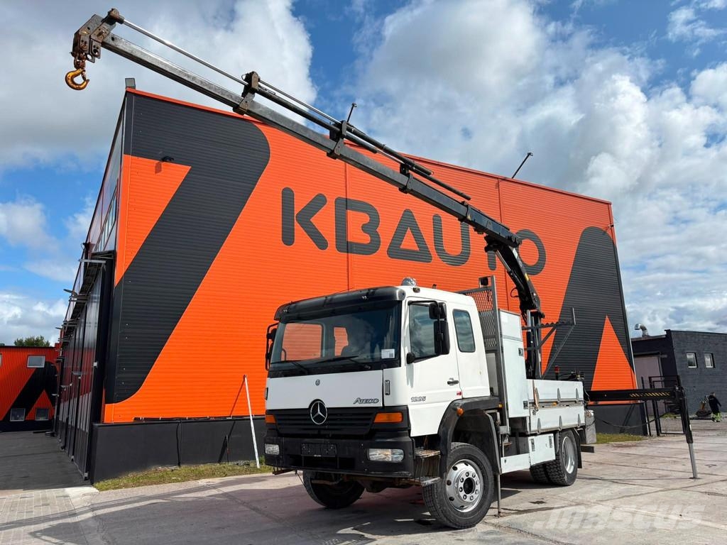 Mercedes-Benz Atego 1225 4x4 HIAB 088E-4 / PLATFORM L=3544 mm Smagās mašīnas ar celtni