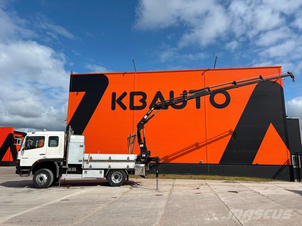 Mercedes-Benz Atego 1225 4x4 HIAB 088E-4 / PLATFORM L=3544 mm Smagās mašīnas ar celtni