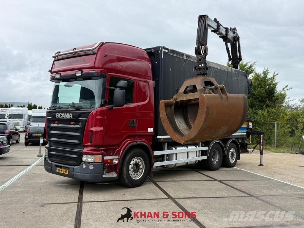 Scania R 500 B 6X2*4 / V8 / Grab bucket / High seat with Бордови