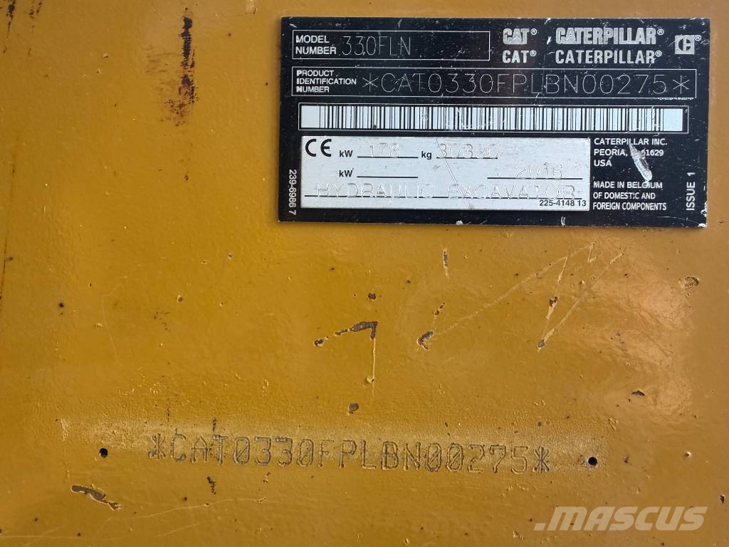 CAT 330F LN Vikšriniai ekskavatoriai