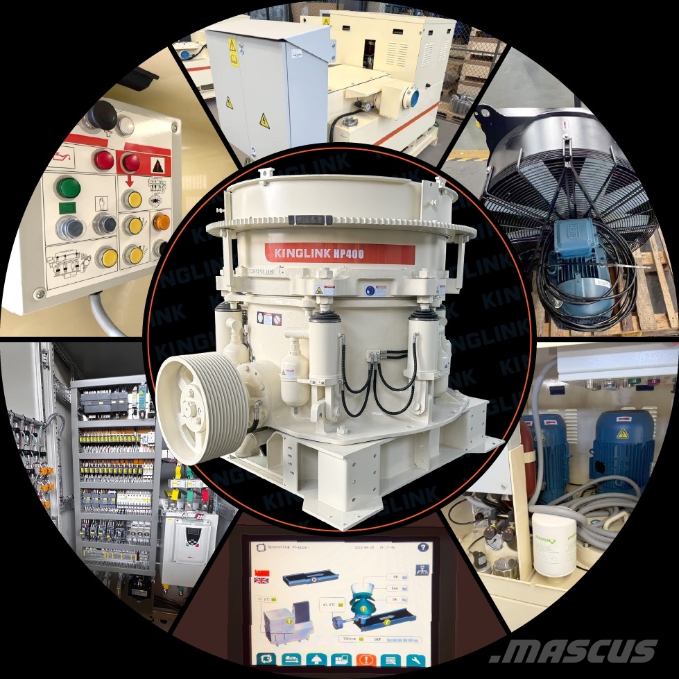 Kinglink HP400 Hydraulic Cone Crusher Crushers