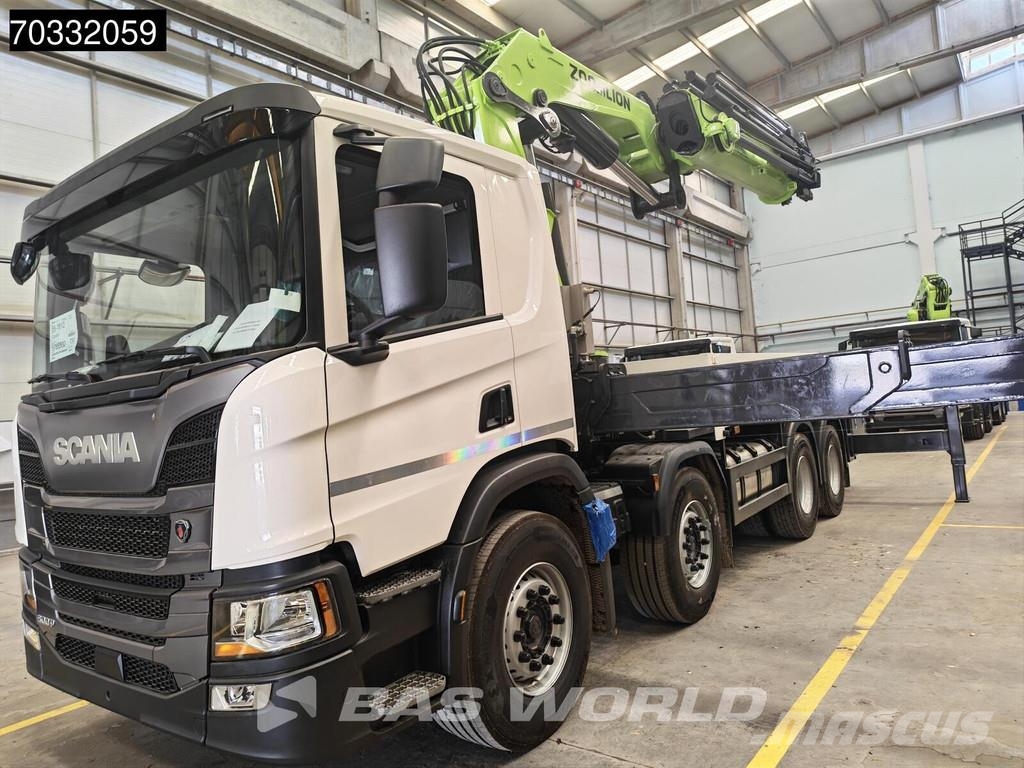 Scania P500 8X4 NEW! Zoomlion ZLK6200V803-2 Crane Kran Re Tovornjaki s kesonom/platojem