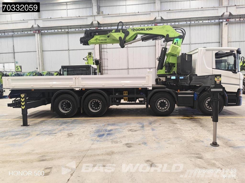 Scania P500 8X4 NEW! Zoomlion ZLK6200V803-2 Crane Kran Re Tovornjaki s kesonom/platojem