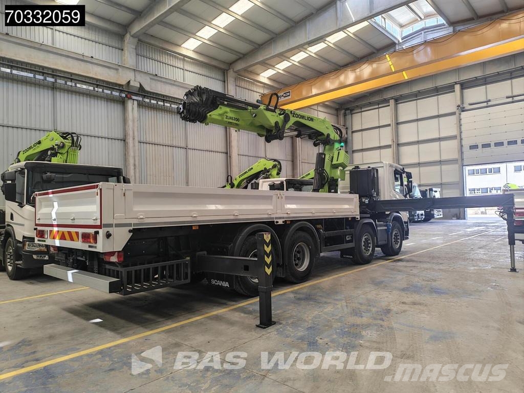 Scania P500 8X4 NEW! Zoomlion ZLK6200V803-2 Crane Kran Re Tovornjaki s kesonom/platojem
