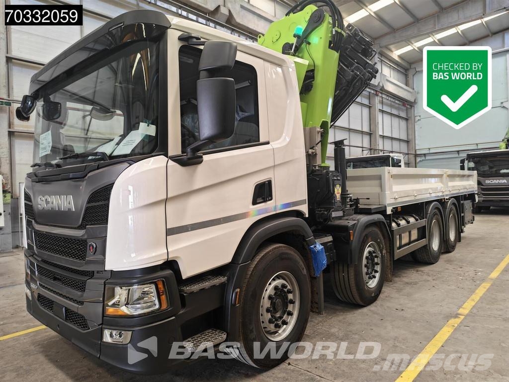 Scania P500 8X4 NEW! Zoomlion ZLK6200V803-2 Crane Kran Re Tovornjaki s kesonom/platojem